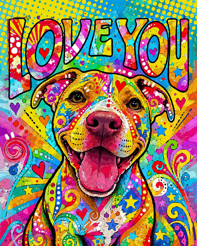 The Pit Pup Love You Mini Print (Ltd. Edition) (102026)
