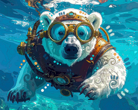 The Polar Steampunk Dive Mini Print (Ltd. Edition) (032526)