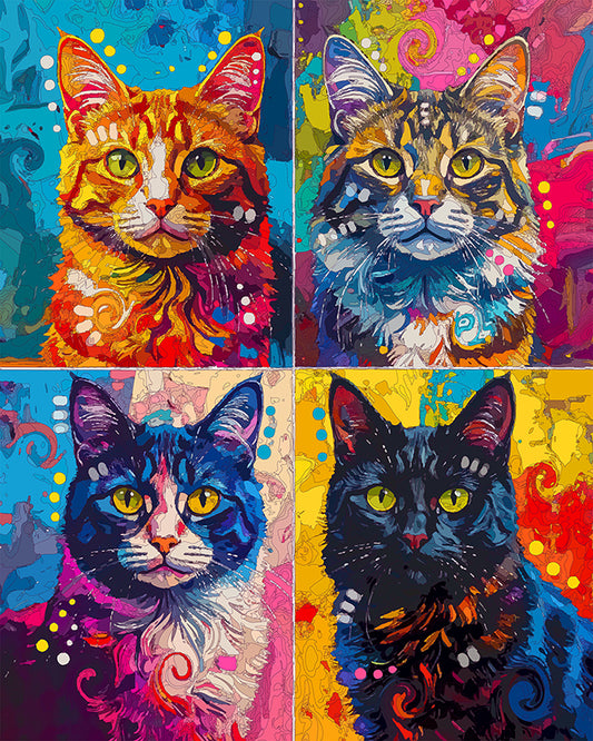 The Pop Cat Colony Mini Print (Ltd. Edition) (010826)