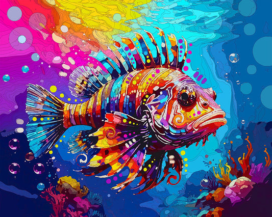 The Pop Lionfish Mini Print (Ltd. Edition) (031026)
