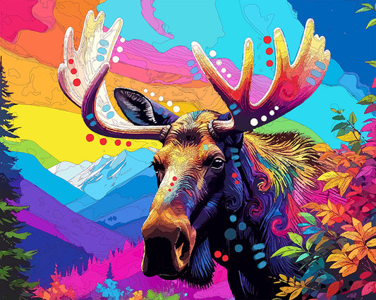 The Pop Spirit Moose Mini Print (Ltd. Edition) (072225)