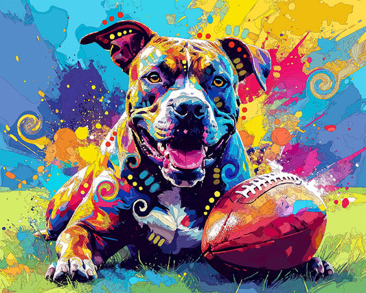 The Pre-Season Pittie Mini Print (Ltd. Edition) (081925)