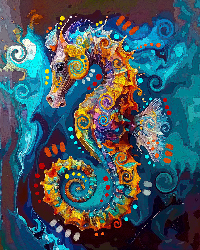 The Prized Sea Horse Mini Print (Ltd. Edition) (102225)