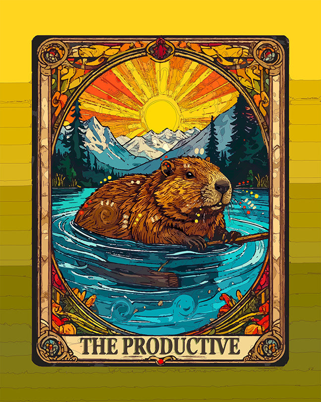 The Productive Tarot Mini Print (Ltd. Edition) (061526)