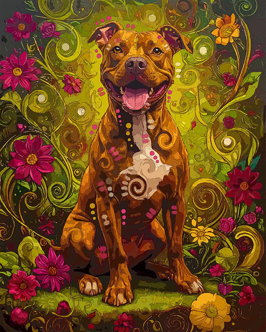 The Profound Flower Pittie Mini Print (Ltd. Edition) (111325)