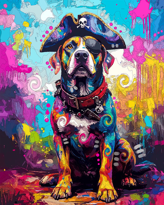 The Proud Pirate Costume Pittie Mini Print (Ltd. Edition) (081925)