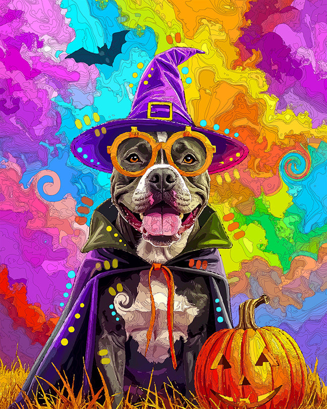 The Pumpkin Witch Pit Mini Print (Ltd. Edition) (091625)