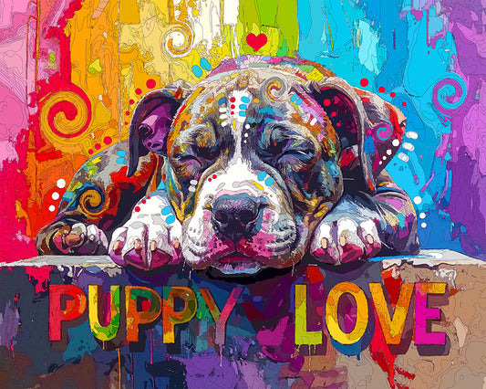 The Puppy Love Wall Nap Mini Print (Ltd. Edition) (043026)