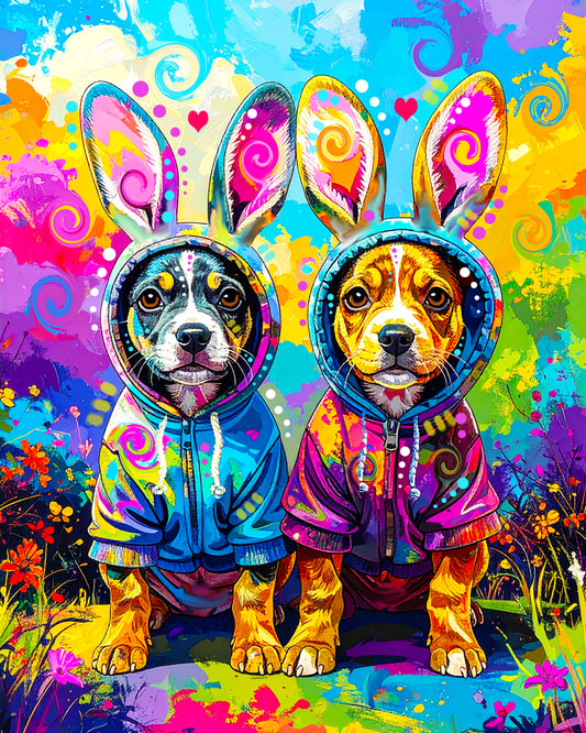 The Rabbit Suit Pups Mini Print (Ltd. Edition) (090925)