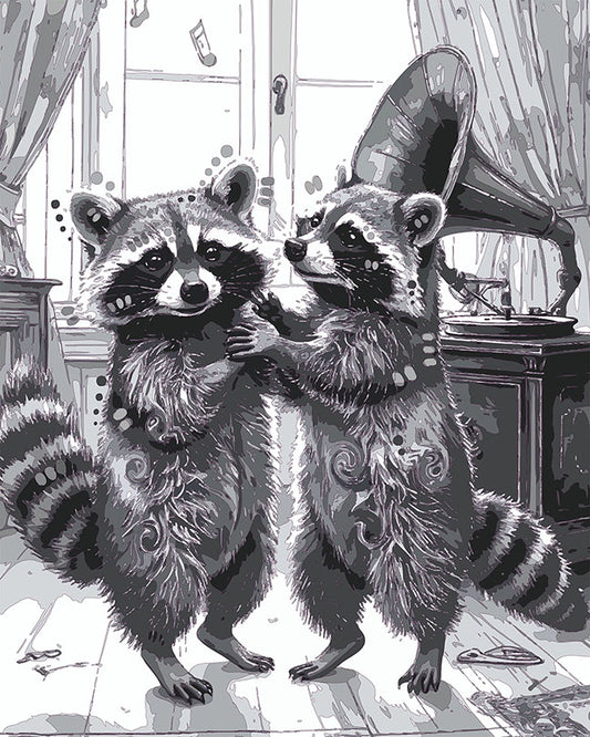 The Raccoon Waltz Mini Print (Ltd. Edition) (012026)