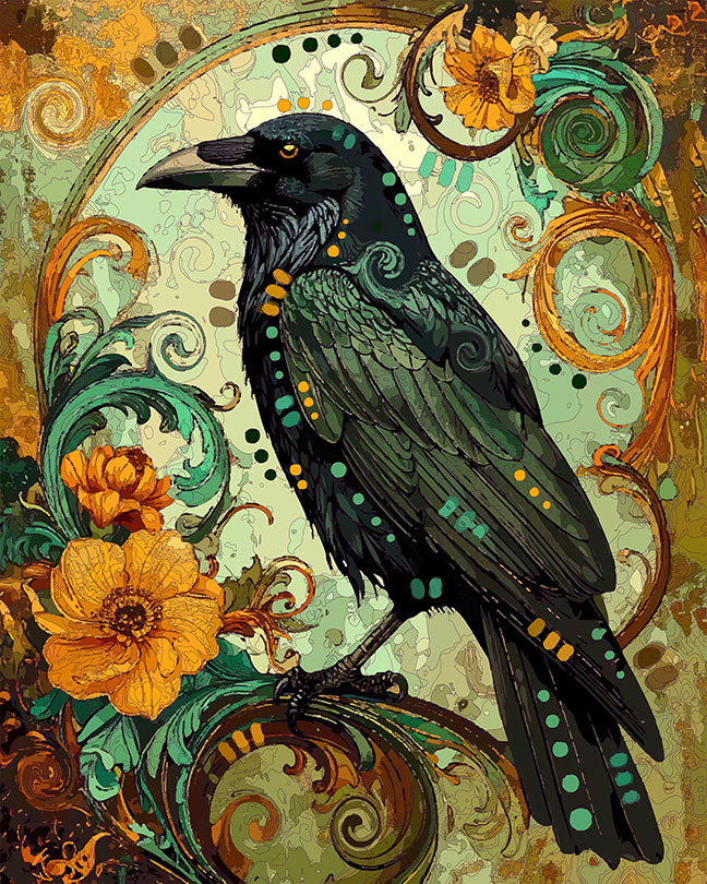 The Raving Raven Mini Print (Ltd. Edition) (120325)