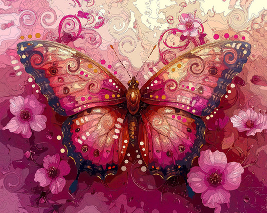 The Reincarnation Floral Butterfly Mini Print (Ltd. Edition) (111425)