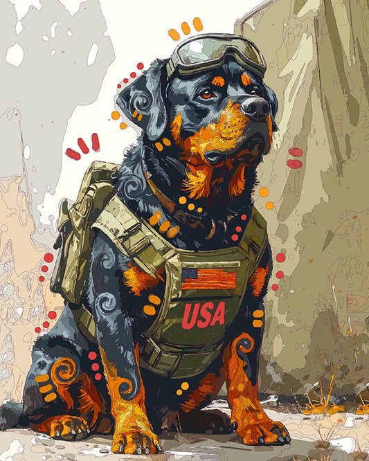 The Reporting Rottie Mini Print (Ltd. Edition) (052226)