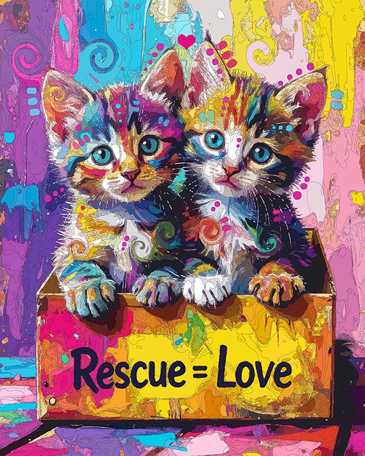 The Rescue Love Box Kittens Mini Print (Ltd. Edition) (100325)