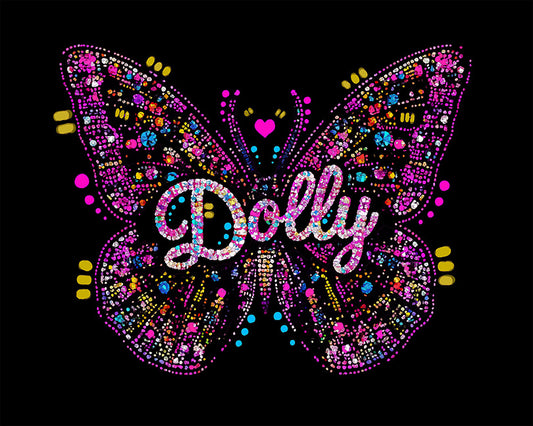 The Rhinestone Dolly Butterfly Mini Print (Ltd. Edition) (082726)