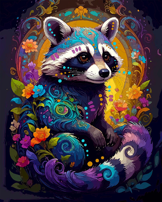 The Safe Place Raccoon Mini Print (Ltd. Edition) (051526)