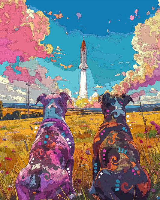 The Safe Take Off Pitties Mini Print (Ltd. Edition) (041026)