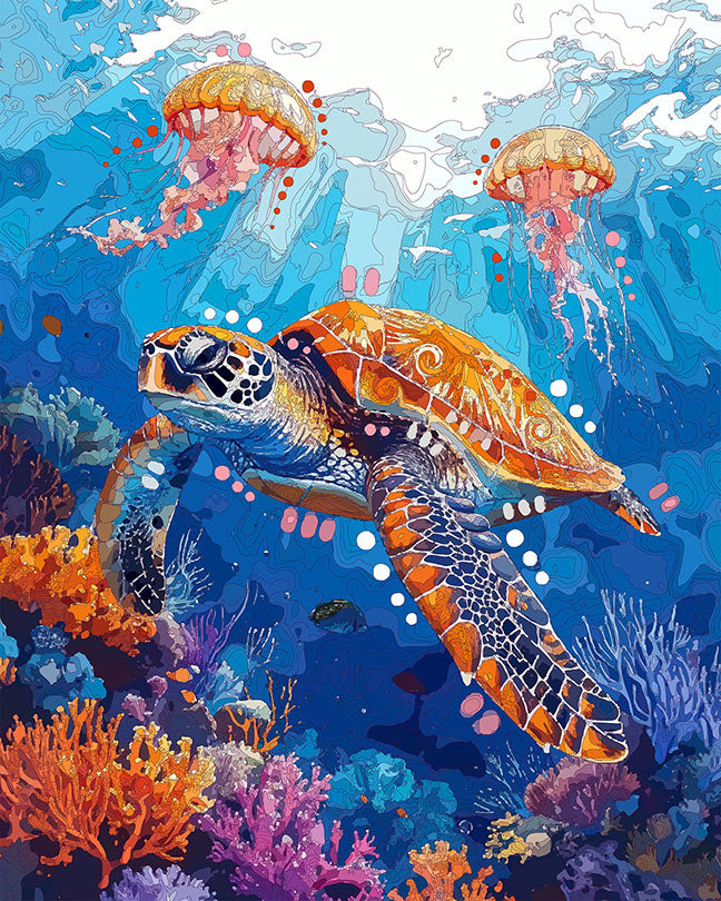 The Sail On Sea Turtle Mini Print (Ltd. Edition) (031226)