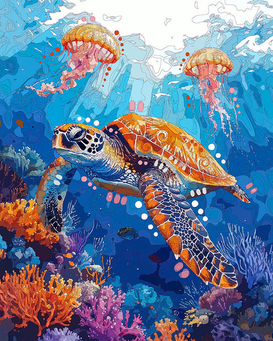The Sail On Sea Turtle Mini Print (Ltd. Edition) (031226)