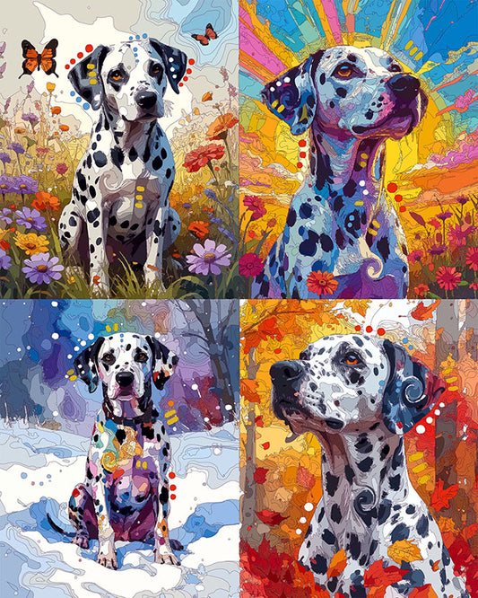 The Seasons Of The Dalmatian Mini Print (Ltd. Edition) (012926)