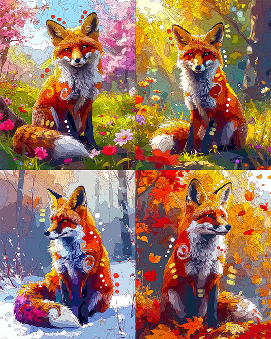 The Seasons Of The Fox Mini Print (Ltd. Edition) (012226)