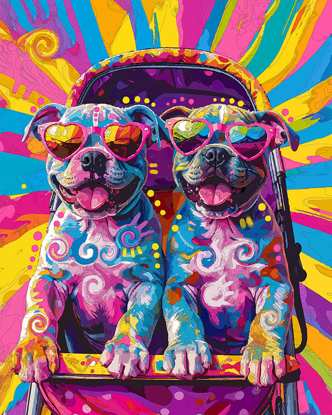 The Sensational Stroller Pups Mini Print (Ltd. Edition) (090426)