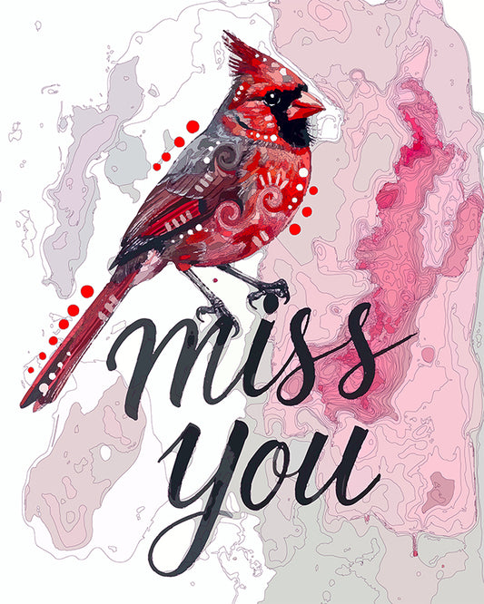 The Sentiment Cardinal Mini Print (Ltd. Edition) (092325)