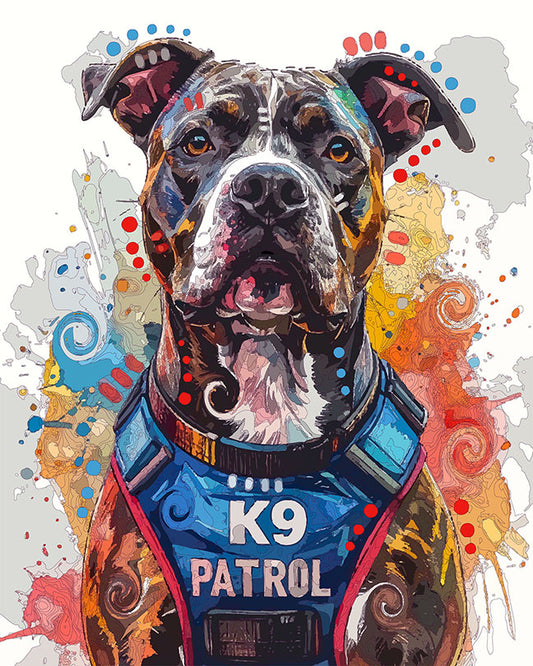 The Serious K9 Pittie Mini Print (Ltd. Edition) (011526)