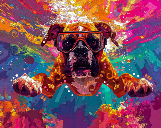 The Shallow Boxer Diver Mini Print (Ltd. Edition) (010726)