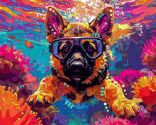 The Shallow Dive Shep Pup Mini Print (Ltd. Edition) (122325)