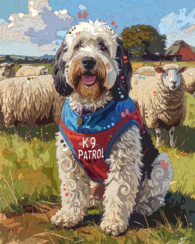 The Sheep Patrol Mini Print (Ltd. Edition) (121825)