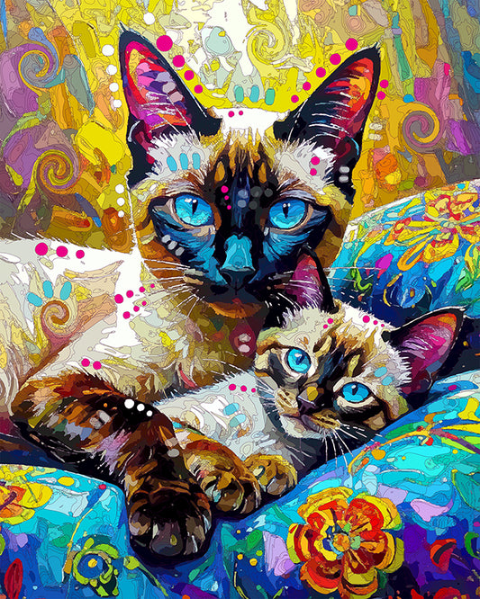 The Siamese Solitude Mini Print (Ltd. Edition) (081425)
