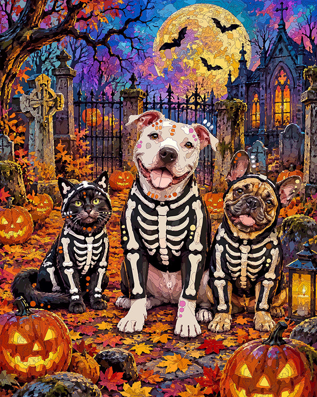 The Skeleton Graveyard Shift Mini Print (Ltd. Edition) (100626)