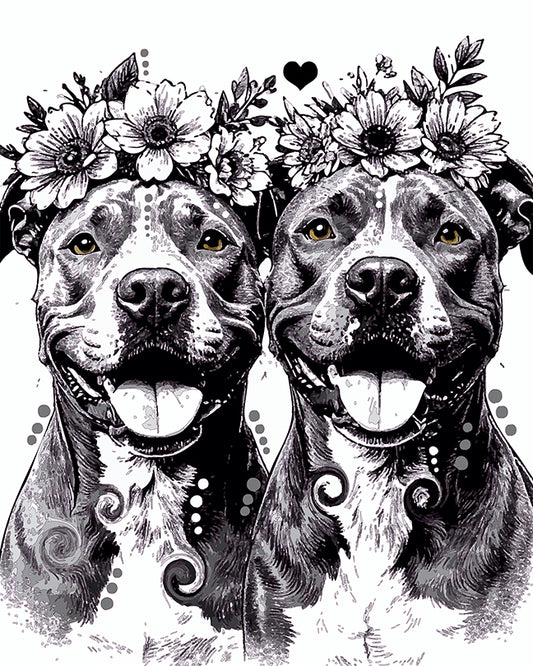 The Sketch Flower Pitties Mini Print (Ltd. Edition) (072825)
