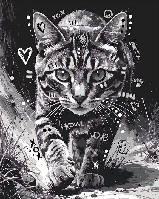 The Sketchy Garden Prowler Mini Print (Ltd. Edition) (052126)