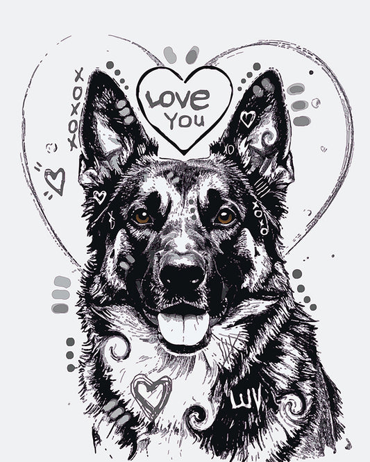 The Sketchy Love Shep Mini Print (Ltd. Edition) (091025)