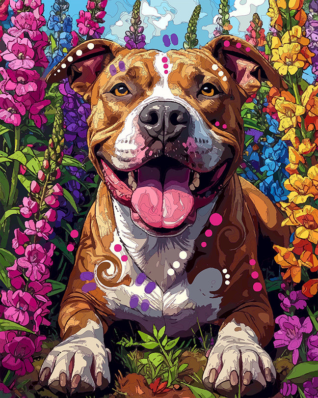 The Snapdragon Pittie Mini Print (Ltd. Edition) (060226)