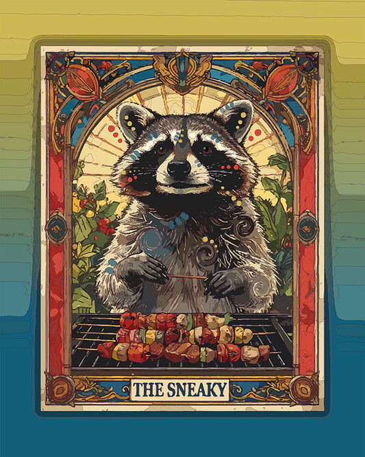 The Sneaky Tarot Mini Print (Ltd. Edition) (070626)