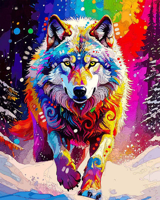 The Snow Pass Wolf Mini Print (Ltd. Edition) (082925)