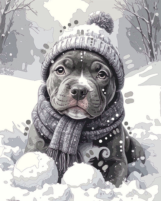 The Snowball Pup Mini Print (Ltd. Edition) (121225)