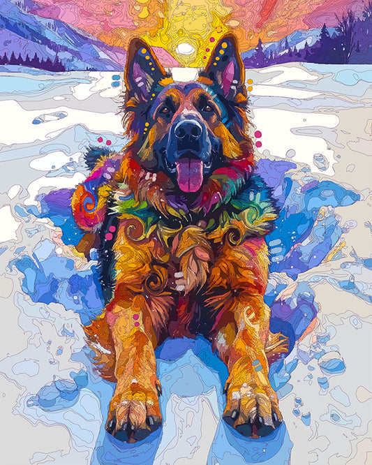 The Snowbound Shep Mini Print (Ltd. Edition) (123025)