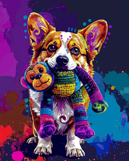 The Sock Friend Corgi Mini Print (Ltd. Edition) (042026)