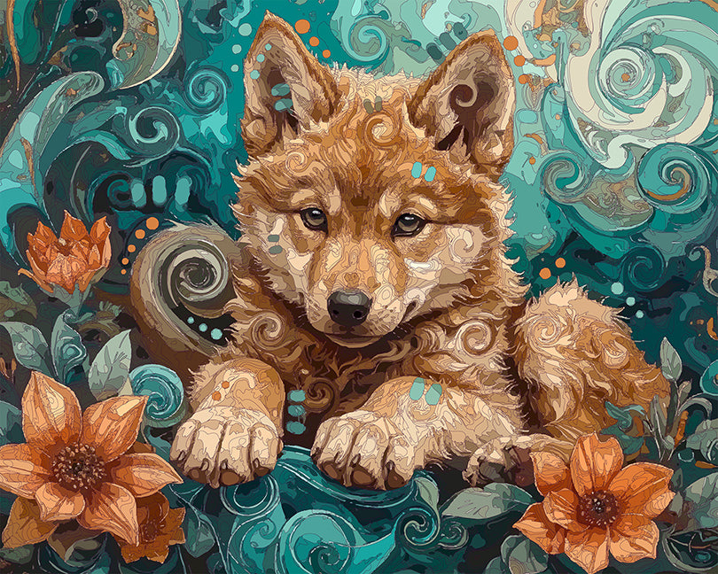 The Soft Spot Wolf Pup Mini Print (Ltd. Edition) (112125)
