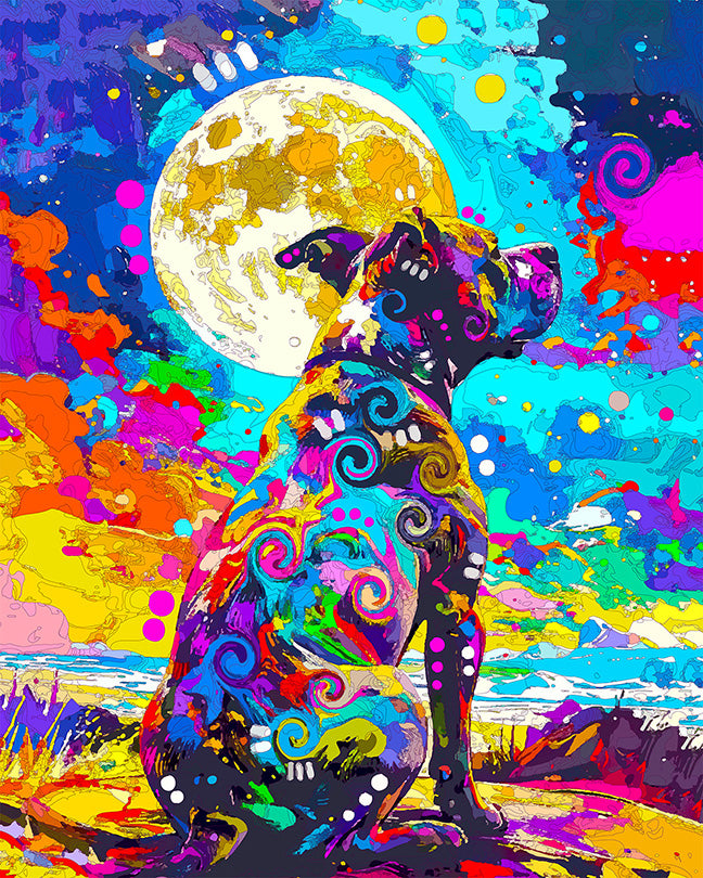 The Space Pop Pittie Mini Print (Ltd. Edition) (083126)