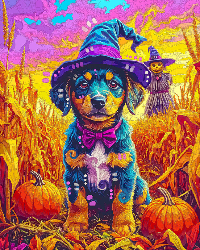 The Spooked Pup Mini Print (Ltd. Edition) (091825)