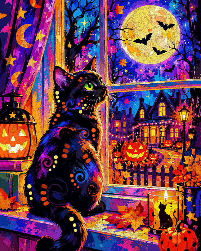 The Spooky Window View Mini Print (Ltd. Edition) (092526)