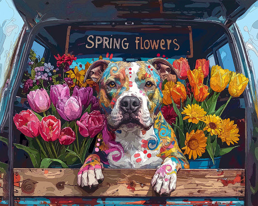The Spring Flower Salesman Mini Print (Ltd. Edition) (040126)