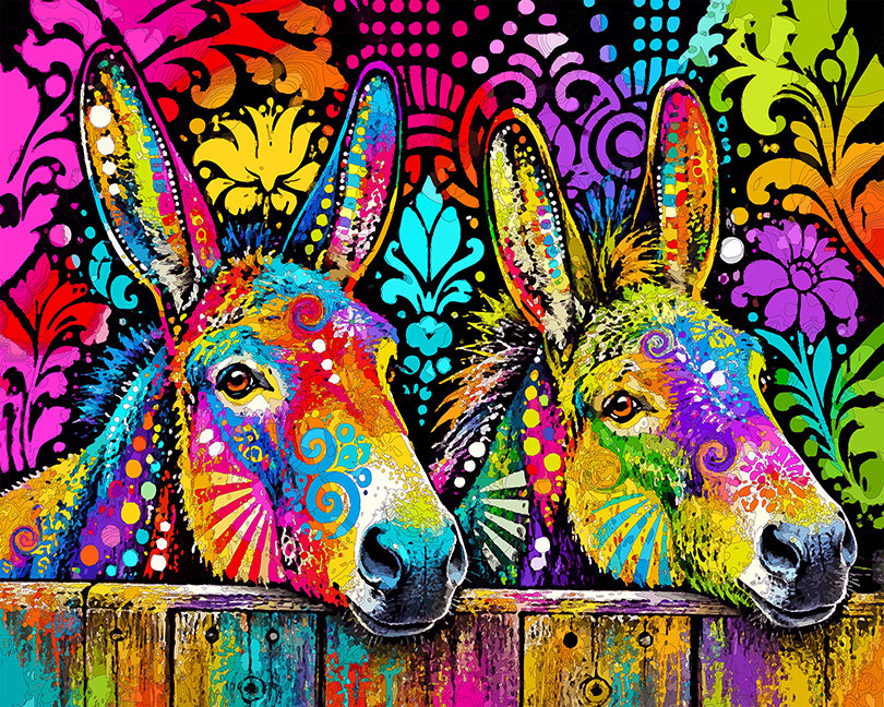 The Stall Donkey Duo Mini Print (Ltd. Edition) (101426)