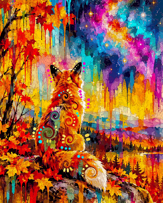 The Star Cluster Fox Mini Print (Ltd. Edition) (092926)
