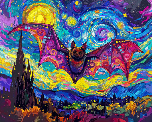 The Starry Bat Night Mini Print (Ltd. Edition) (013026)